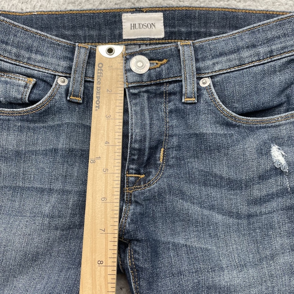 Skinny Pants LOT (2) Women 28 Crop Skinny Pants Y2k Academia Indie Stretch Denim - Picture 14 of 16
